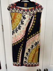 Ali Ro Women&rsquo;s Size 0 Polyester Spandex Dress Mixed Dark Paisley Floral