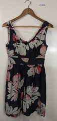Okay Silk Get Multicolor Floral Sleeveless Dress Size 10