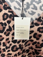 Generation Love Tiffany Leopard Mini Dress NWT XS 100% Cotton