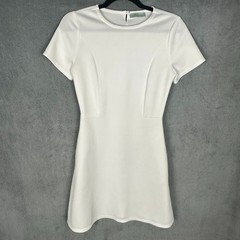 Hedge Kendall Dess Womens Small White Short Sleeve Performance Golf Tennis Comfy