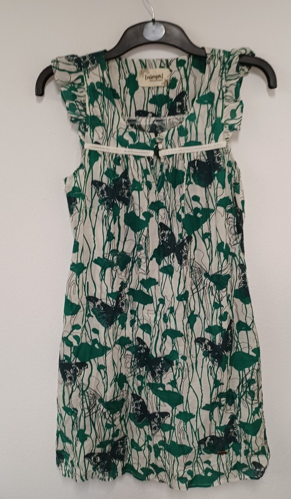 Numph dress Size S/M Green Summer Holidays Boho Festival Beach Hippie Surf