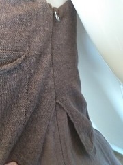 CREA CONCEPT brown sleeveless linen dress size 36 S