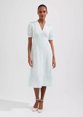 New Hobbs Helen viscose dress, size UK 12 , RRP £ 149