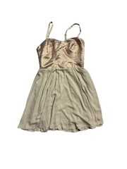 Express Pink Adjustable Spaghetti Strap Pleated Flowy Y2K Dress Women&rsquo;s Size 4