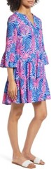 Lilly Pulitzer Gabriel Lileeze Tunic Dress Borealis Blue Tropic Down Low Size 4