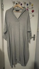 Moyuru sleeved tunic in grey