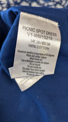 Women&rsquo;s Seasalt Cornwall V-Neck Midi Dress Size UK 10 BNWT – E13