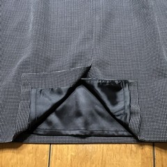 White House Black Market Black Gray Microdot Sheath Dress Belt Bow Cap Sleeve 6