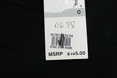Laundry NEW $117 Sz 0 Black Rayon Nylon Blend Poly Lined Sheath Dress