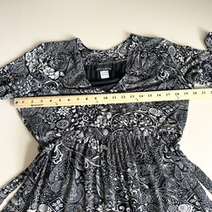 Athleta Vintage Dress Women’s Size Medium Paisley Side Ties 3/4 Sleeves