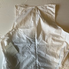 Free Assembly Maxi Dress Womens Size 2XL 20 White Sleeveless Pockets Lined