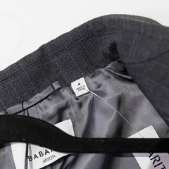 NEW Babaton Aritzia Autograph Structured Hourglass Fit Mini Blazer Dress Gray 4