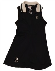 Nike Womens Tennis Dress US 4/6 Small Black Colourblock Nylon CG03