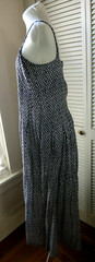 Anokhi Size 8 Made In India Vertical ZigZag Printed Maxi Sundress Blue 100% Ctn