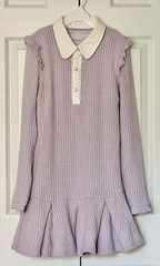 Liz Lisa Sweater Dress Ruffles Embroidered Collar Pearl Buttons J-Fashion One SZ