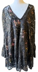 Free People Falling Flowers Sequin Mini Dress Women&rsquo;s Size Medium