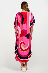 Trina Turk Jalani Maxi Caftan Dress Sirbelloni XL