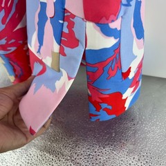 Jude Connally Dress Women Medium Megan Wildflower Peri 101111 Pink Blue NWT $218