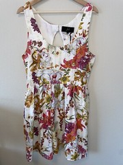 JACK BY BB DAKOTA Floral Fit & Flare Sundress Lined Sz L NEW NWT