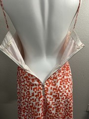 Copper Key Red and White Spaghetti Strap Sundress