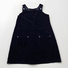 Vintage Y2K Velvet Velour Dress Mini Faded Glory M Cyber Emo Goth Wide Strap