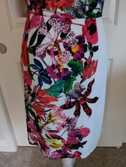 BOSTON PROPER SHEETH FLORAL KNOT WRAP DRESS NWT SZ 4 149.00 RETAIL