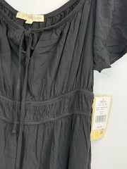 NEW Rewind Black Dress Women&rsquo;s Size Large Square Neckline Mini Tie Front