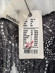 Dranella Silk Lace Occasion Dress Black White BNWT UK 10-12 EU38