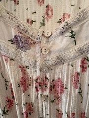 Loveshackfancy Jerome Ruffle Mini Floral Dress, Small, EUC