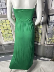 Absolutely Love It Green Strapless Maxi Dress | Size Large