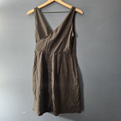 Express Microsuede Wrap Mini Dress Dark Grey Women&rsquo;s Size Medium