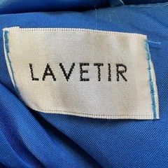 Lavetir Royal Blue Satin Cowl Neck Ruched Waist Evening Gown Size 0-2 Approx