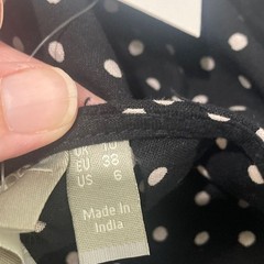 ASOS Black and White Polka Dot Dress