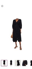 Mara Hoffman Sz 14 100% Cotton Dress MIDI Front Zip