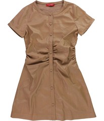 n:philanthropy Womens Button-Up A-line Dress, camel, S