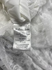 NWT For Love and Lemons Lorena Maxi Dress White Lace Size Small