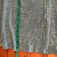 Soft Surroundings Electra Cold Shoulder Maxi Dress Knit Pockets Light Blue S