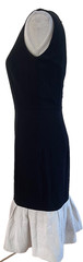 Roksanda Ilincic Dress Size 8 Black Edition Black Fishtail Short Designer Work