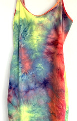 Absolutely Love It! Women&rsquo;s Size Medium Tye Dye Ruched Midi Dress
