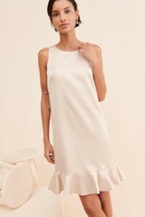 CAMILYN BETH- Sasha Flounced Dress Ivory Formal Wedding Mother Of The Bride