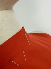 Celine Silk Dress Mini Red Size 36