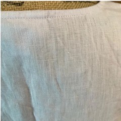 NWT J.Jill Sleeveless Linen Dress capsule luxury V Neck Shift Tank Pale Orchid L