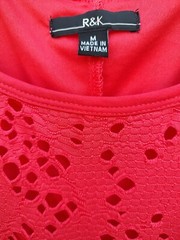 R&K Women&rsquo;s SlipOn Dress- Size (M)- Coral – color- Pre-owned