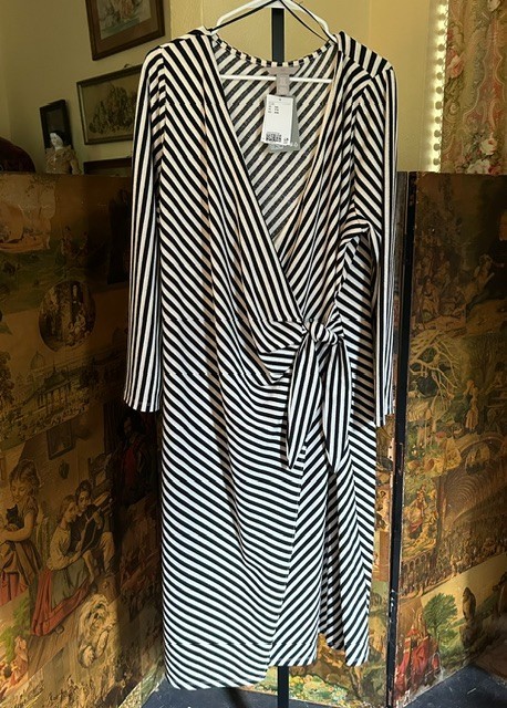 H&M Cotton Wrap Dress XL NWT
