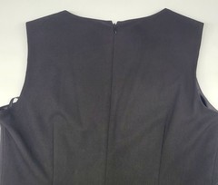 Calvin Klein Dress 12 Black Sleeveless Sheath O-Ring Grommet Career NWT CD3X1B35