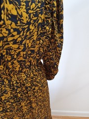 OLIVER BONAS Long Dress UK12, Viscose, Long Sleeve USED!