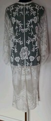 Coven And Co White Bohemian Lace Jacket Kimono One Size 👇check