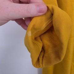Boden Sweatshirt Dress US 8R Mustard Yellow Minimalist Loungewear