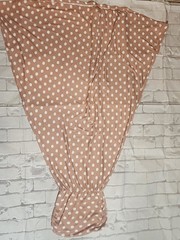 Absolutely It! Brown/White Polka Dot Strapless Dress Women&rsquo;s Regular Size S