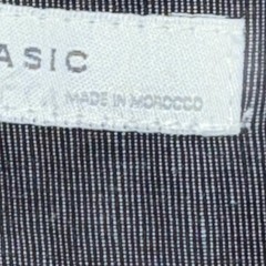 Zara Basic Black Light Denim Wash Tie Waist Dress Size Large